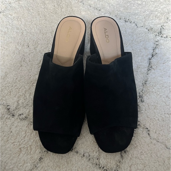 ALDO Black Sandals (Size 6.5) - Picture 4 of 10